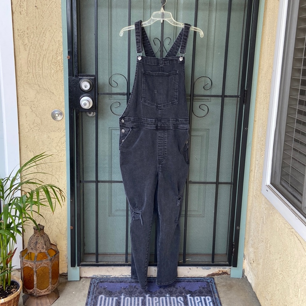 Old Navy Black Jean Overalls